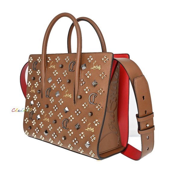 Christian Louboutin Handbags - Christian Louboutin Medium Paloma Studs Leather Satchel Bag